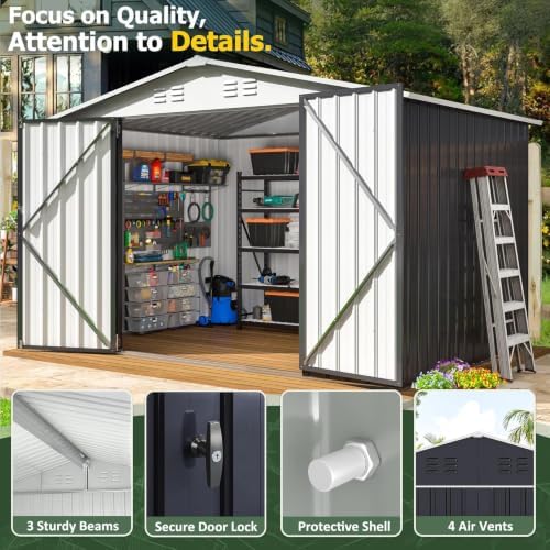 Polar Aurora 6x8 FT Outdoor Storage Shed