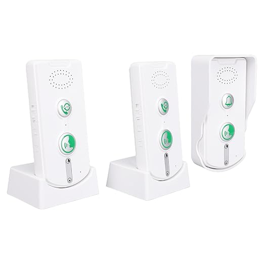 Swokely Rechargeable Wireless Intercom Unit, 2-Way Talking, 500 Meter Talking (2 Pcs)