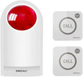 Remote Emergency Strobe Siren Alarm Kit Waterproof Outdoor Loud Panic SOS