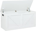 Timberer 39.4" Storage Chest, Wooden Storage Bench, Large Storage Trunk