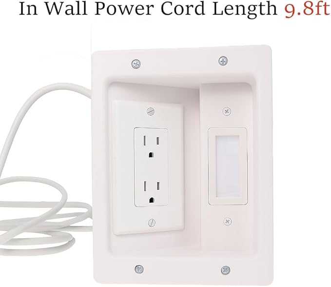 in Wall Cable Concealer Kit – Paintable Cord Management System