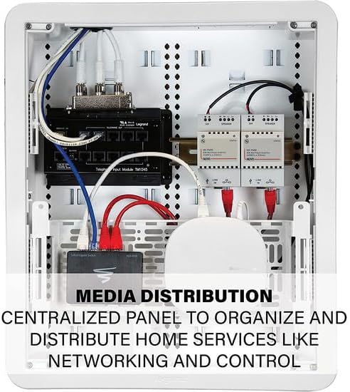 Legrand - OnQ Cable Management, In-Wall Media Box, Dual Purpose Structured