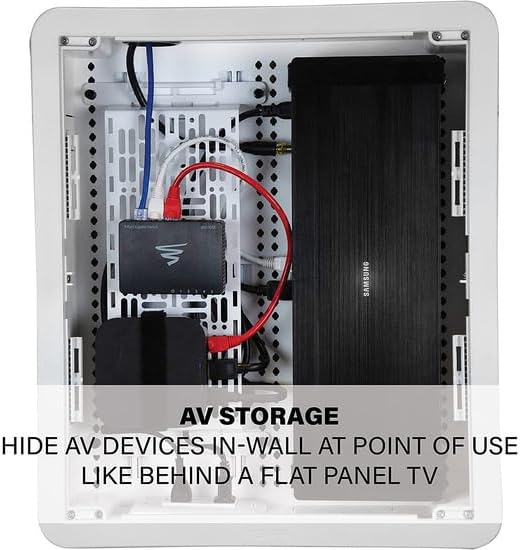 Legrand - OnQ Cable Management, In-Wall Media Box, Dual Purpose Structured