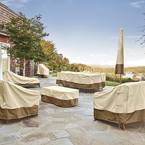 Classic Accessories Veranda Water-Resistant 12 Foot Log Rack Cover, Outdoor Patio Cover