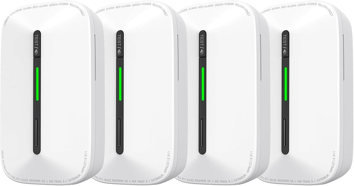 Siterlink Carbon Monoxide Detectors Plug in, 10 Year Replaceable Battery