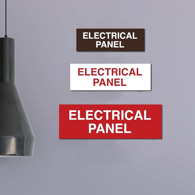 All Quality Basic Electrical Panel Sign (10 Pack)