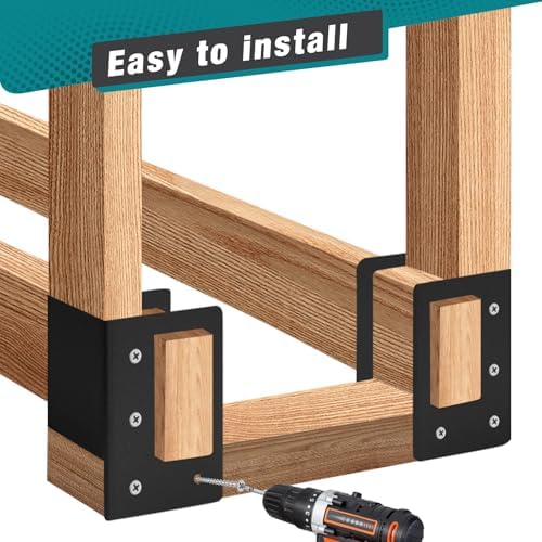 Firewood Log Storage Holder 8 Pack,Firewood Rack Brackets
