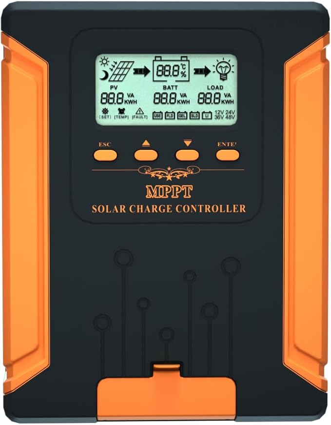 iSunergy 80A 180V MPPT Solar Charge Controller 12V/24V/36V/48V Auto,