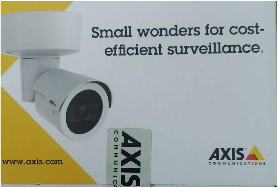 AXIS B093154 Weatherproof Network Surveillance Camera, 5.1 W, 48 V, White