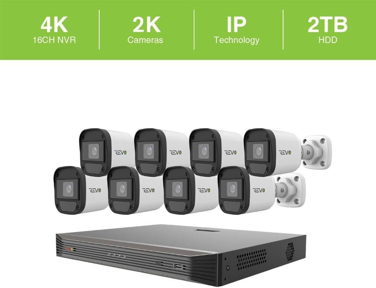 revo america ultra 16 ch. 2tb hdd ip, side view