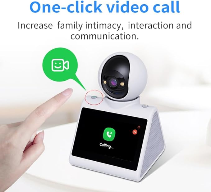 SIYZHOP Indoor Home Security Camera, Pet Dog Camera, Two Way Video Camera
