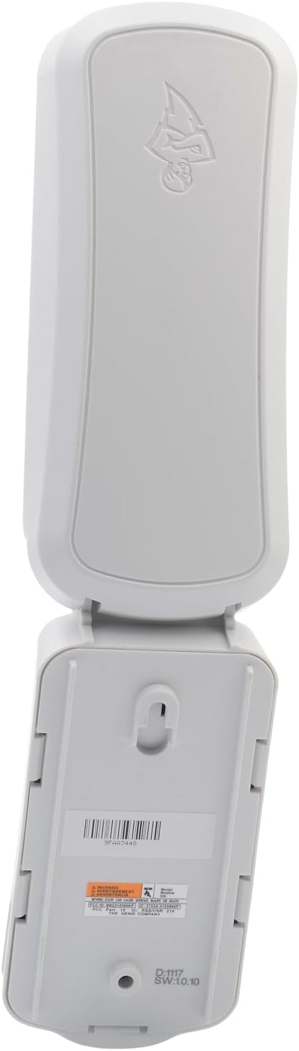 genie garage door opener wireless keyless keypad showing dimensions