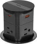 Pop up Outlet for Countertop, PD 20W USB C Fast Charging, 3.15" Desk Grommet