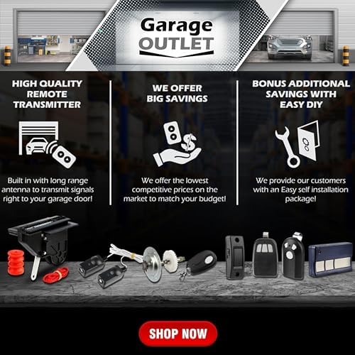 2 Garage Outlet Garage Door Remote Keypad Opener for Linear (MDTK)