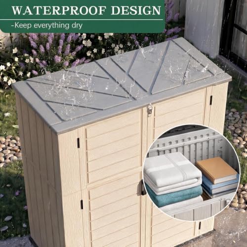Storage Shed Weather Resistant Resin Outdoor