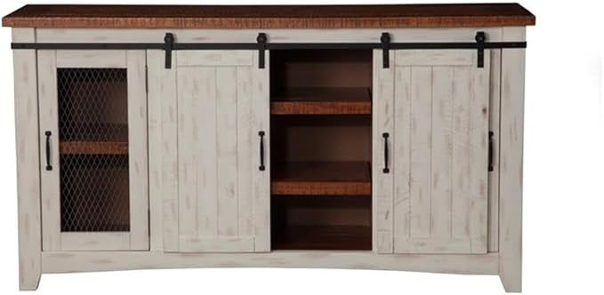 Martin Svensson Home Rustic 65” Solid Wood TV Stand