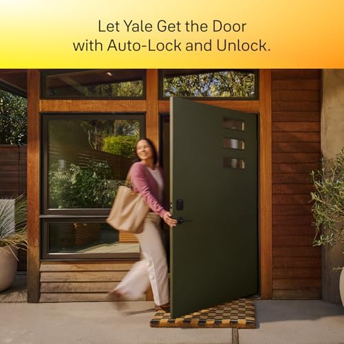 Yale Security Home Assure Lock 2 Deadbolt, Black Suede Keyless Entry Door Lock with Digital Touchscreen Keypad and Bluetooth Connectivity (No Wi-Fi), YRD430-BLE-BSP