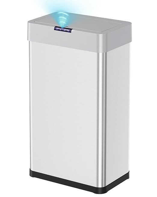 TLSUNNY 16 Gallon Motion Sensor Trash Can, Touchless Automatic Garbage Can
