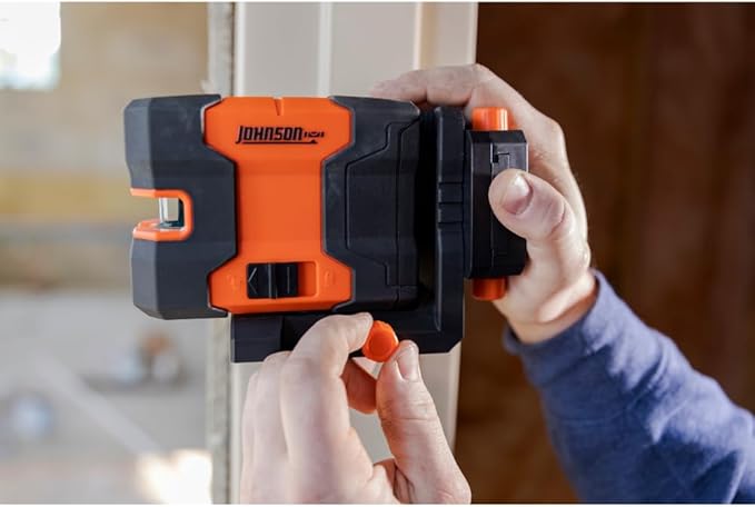 Johnson Level & Tool JLD300-GN2D Laser Level, Self-Leveling Cross-Line & 2 Dot