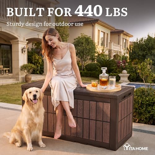 YITAHOME 134 Gallon Large Deck Box