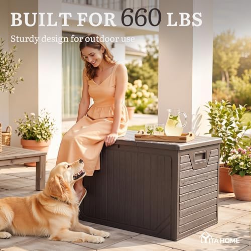 YITAHOME 230 Gallon Extra Large Outdoor Storage Box