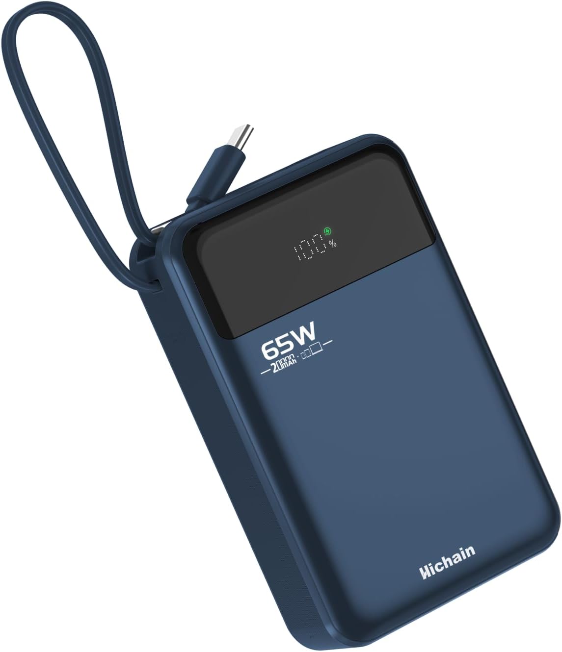 Hichain Laptop Power Bank 65W Laptop Portable Charger 20000mAh Battery Pack
