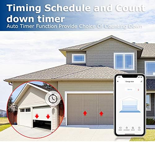 agshome wireless smart wi-fi garage door opener tuya, package contents