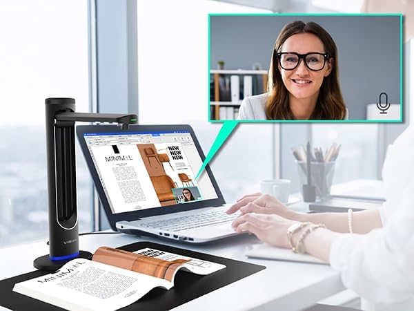 VIISAN K48 Book Scanners: 48MP Output, USB Camera