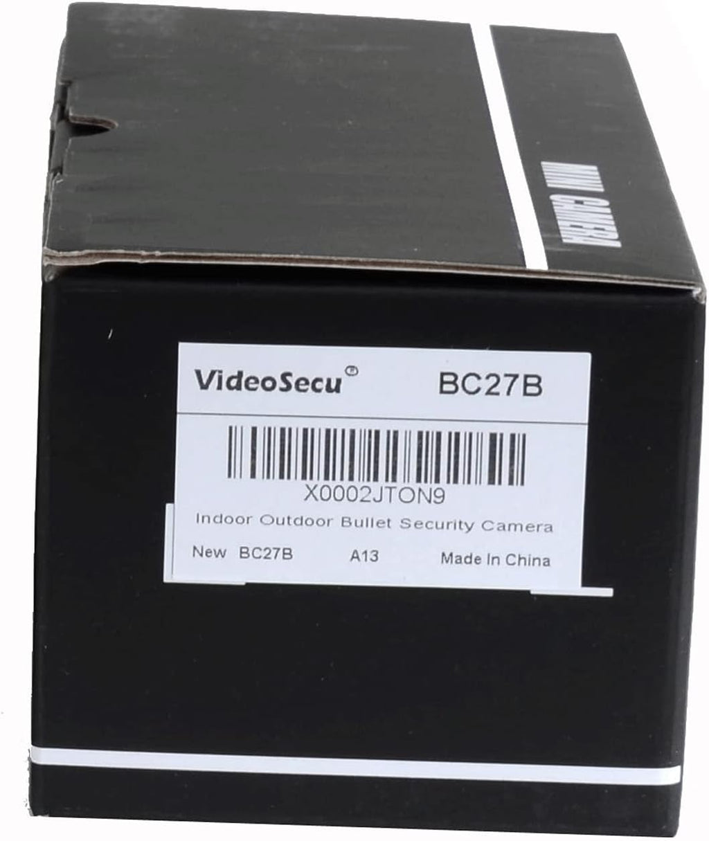 videosecu indoor outdoor bullet security camera built-in ccd, side view