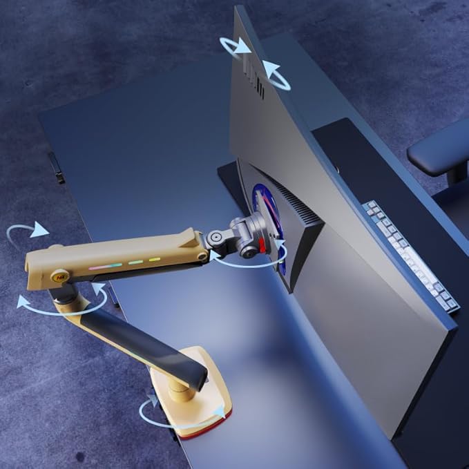 NB Gaming Monitor Arm or for 32 to 60 Inches Screen, Load up to 20 kg, VESA