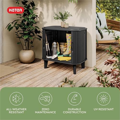 Keter Velo 30 Gallon Outdoor Storage Cabinet