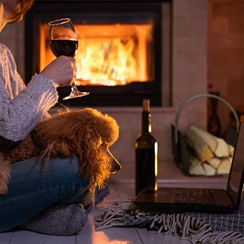 relaxdays Firewood Basket for Fireplace, Metal, Nickel-Plated Handle, Log Basket, HxWxD 43.5x40.5x30 cm
