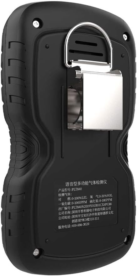 XLA Alert Portable Gas Detector, Gas Clip 4 Gas Monitor Meter Tester Analyzer