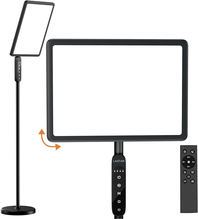 LASTAR Light Therapy Lamp, 12000LUX Therapy Light UV-Free &Full Spectrum Sun