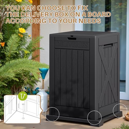 Devoko 48 Gallon Package Delivery Box Outdoor Secure Lockable