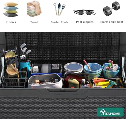 YITAHOME 100 Gallon Outdoor Storage Box