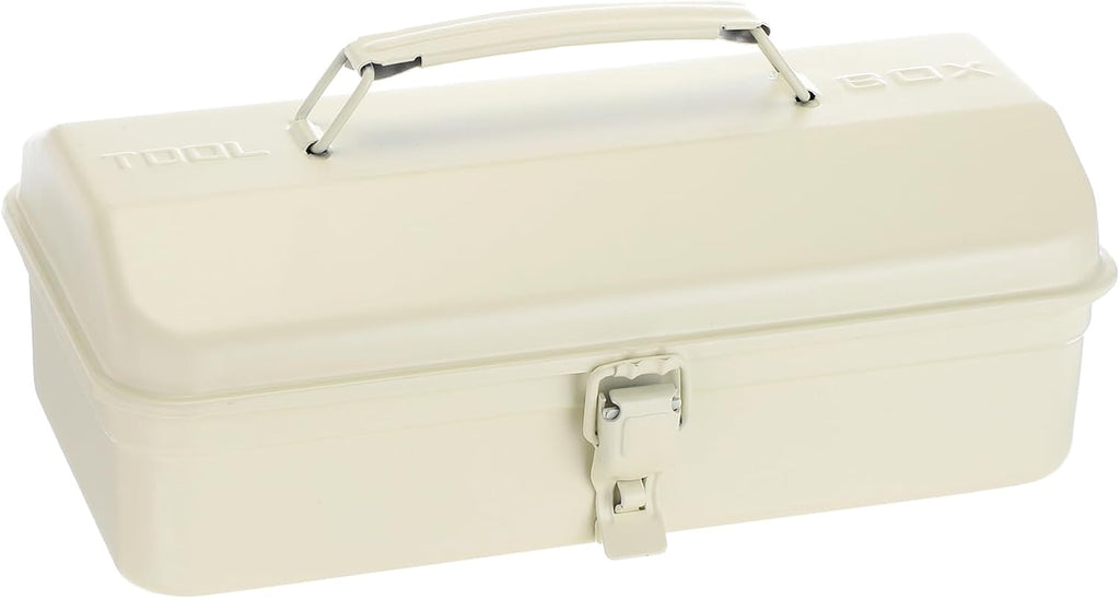 harfington tool box 11.4" portable steel tool box shown in use