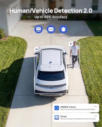 annke c800 4pcs ultra hd 4k poe security, close-up detail
