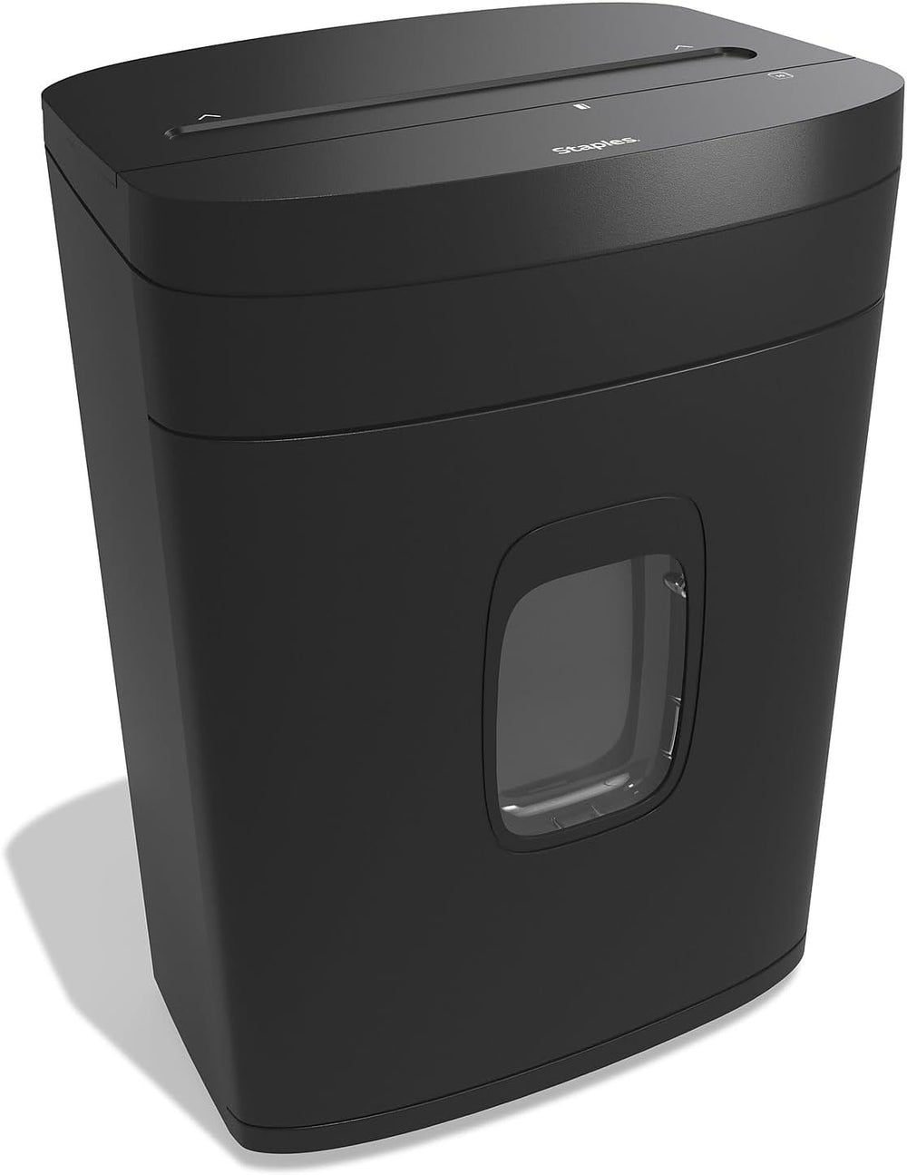 Staples 10-Sheet Micro-Cut Paper Shredder, Anti-Jam, 5-Gal Bin, Black