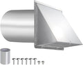 Dryer Vent Cover Outdoor 4 Inch, Dryer Vent Cover Outside, Exterior Hooded Wall