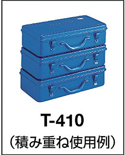 TRUSCO T-410 Trunk Tool Box, 16.5 x 8.7 x 4.3 inches (418 x 222 x 110 cm), Blue