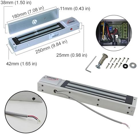 Visionis FPC-5192 600lbs Indoor Electromagnetic Lock