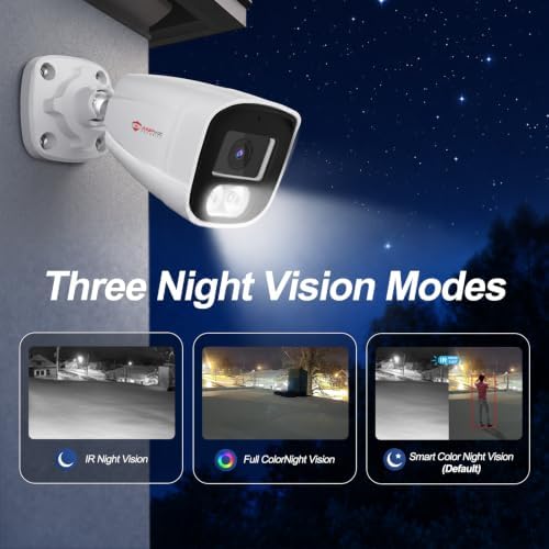 anpviz 4mp bullet poe ip camera, security ip shown in use
