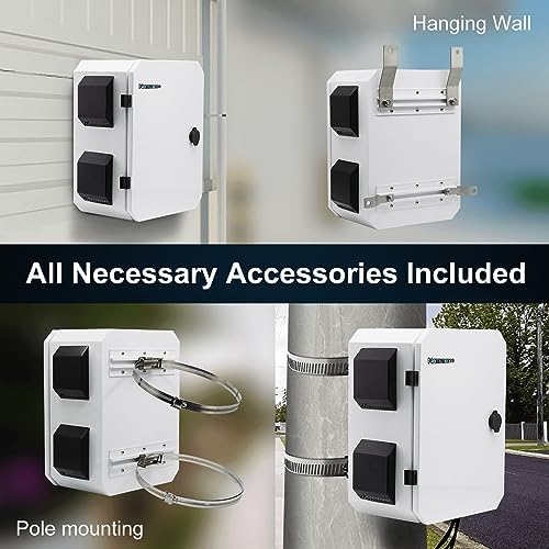 Outdoor Electrical Box, Cold-Rolled Steel Plate, Aluminum Alloy Back Beam