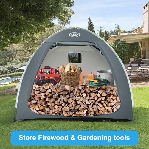 UNP Bike Storage Shed Tent, Waterproof Bike Storage Tent for 1/2/3/4 Bikes