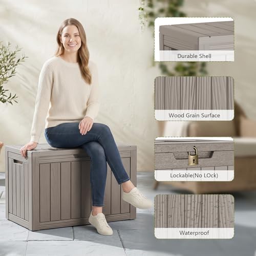 Vixzen 50 Gal Package Delivery Box Lockable Outdoor Storage Box