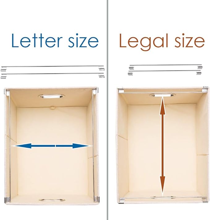 PRANDOM File Organizer Box (Set of 2)
