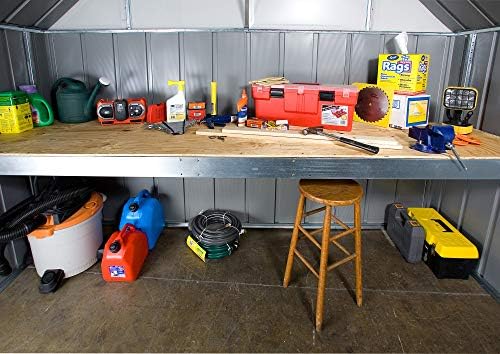 Arrow Shed Indoor/Outdoor Shed, Attic, and Workbench Organization Shelf Frame Kit
