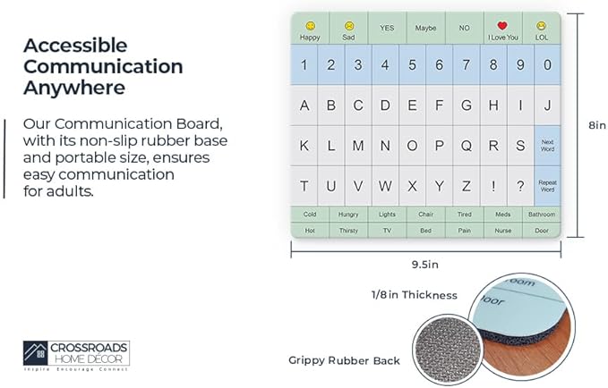 Adult Communication Board (3 Pack)