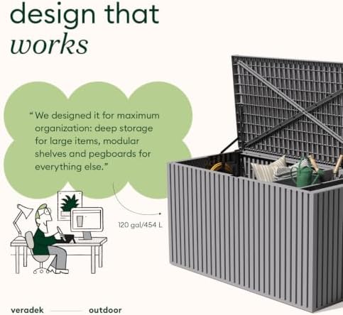 Veradek Everything Box - 120-Gallon Outdoor Storage Box